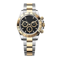 Racing Chronograph 40 – Black Dial | Bicolor Stainless Steel & Gold Tone Bracelet