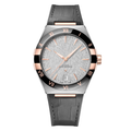 Constellation Co-Axial Master Chronometer Silver Dial with Rose Gold Details