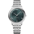 De Ville Prestige Co-Axial Master Chronometer Silver and Green Dial
